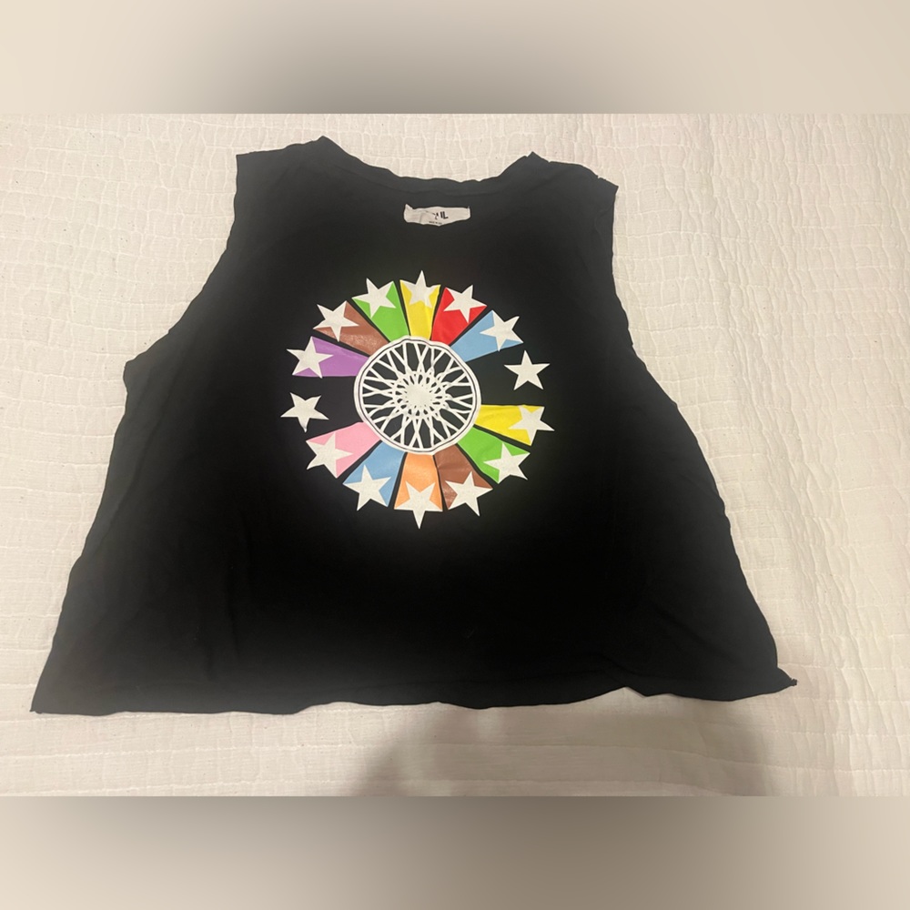 Soul Cycle Black Crop Tank Size Large